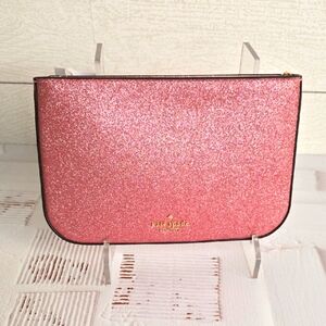 NWT Kate Spade Sparkling Pink Poshette